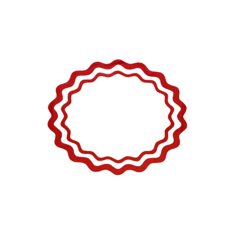 OLAS BLOOD ORANGE PLACEMAT (SET OF 4) - The Mayfair Hall