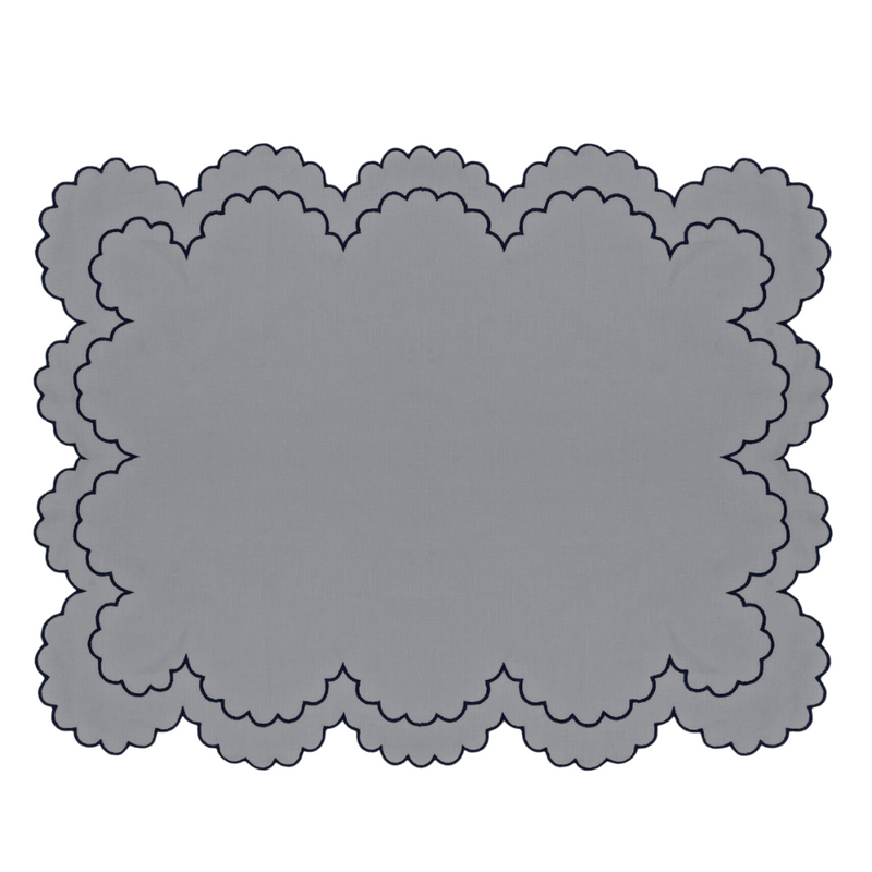 BILBAO GREY PLACEMAT (SET OF 4) - The Mayfair Hall