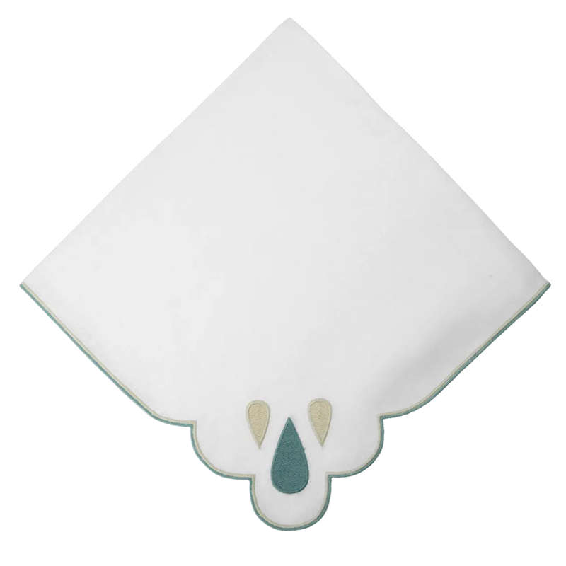 DROPS PEACOCK NAPKIN (SET OF 4) - PRE-ORDER - The Mayfair Hall