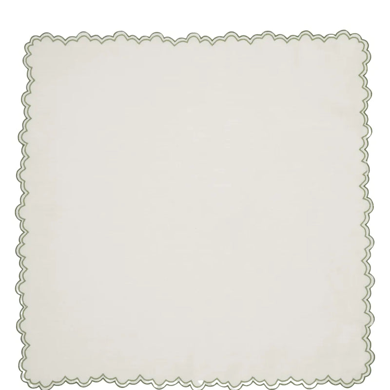 Los Encajeros Escamas Green Napkins (Set of 4) - The Mayfair Hall