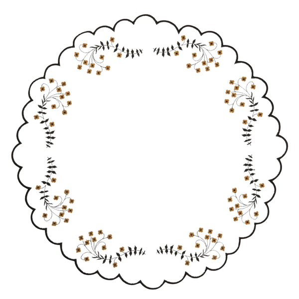 Los Encajeros Spring Brown Placemats (Set of 4) - The Mayfair Hall