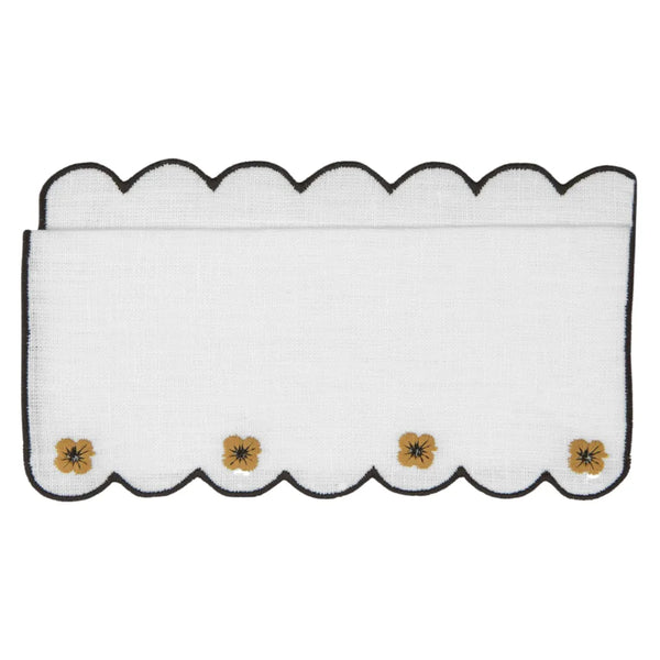 Los Encajeros Spring Brown Cocktail Napkin (Set of 4) - The Mayfair Hall