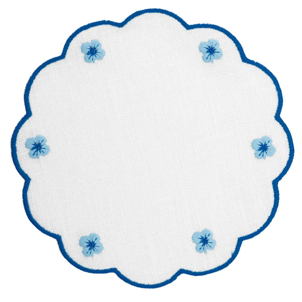 Los Encajeros Spring Blue Coaters ( Set of 4) - The Mayfair Hall