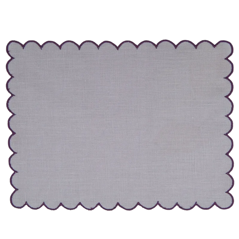 Los Encajeros Bilbao Lila Cocktail Napkins ( Set of 4) - The Mayfair Hall