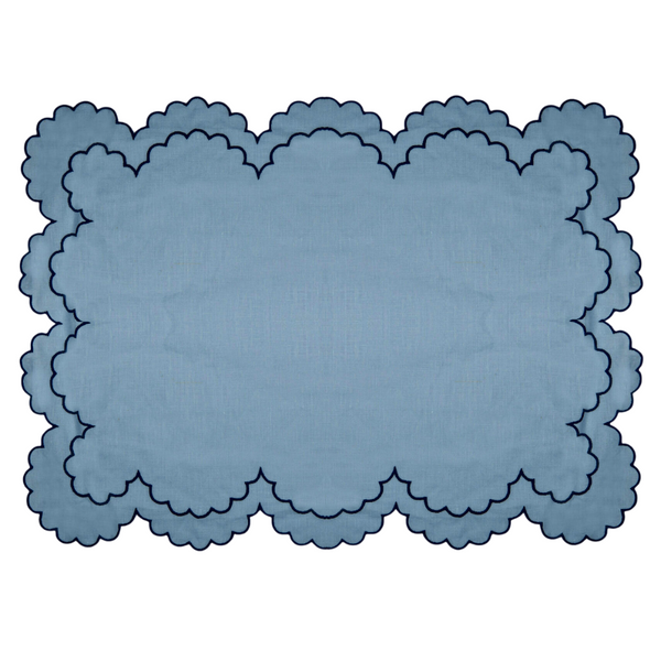 Los Encajeros Bilbao Baby Blue Placemat (Set of 4) - The Mayfair Hall