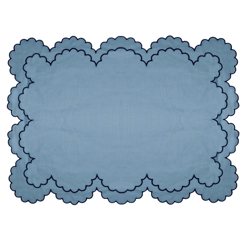 BILBAO BABY BLUE PLACEMAT (SET OF 4) - The Mayfair Hall