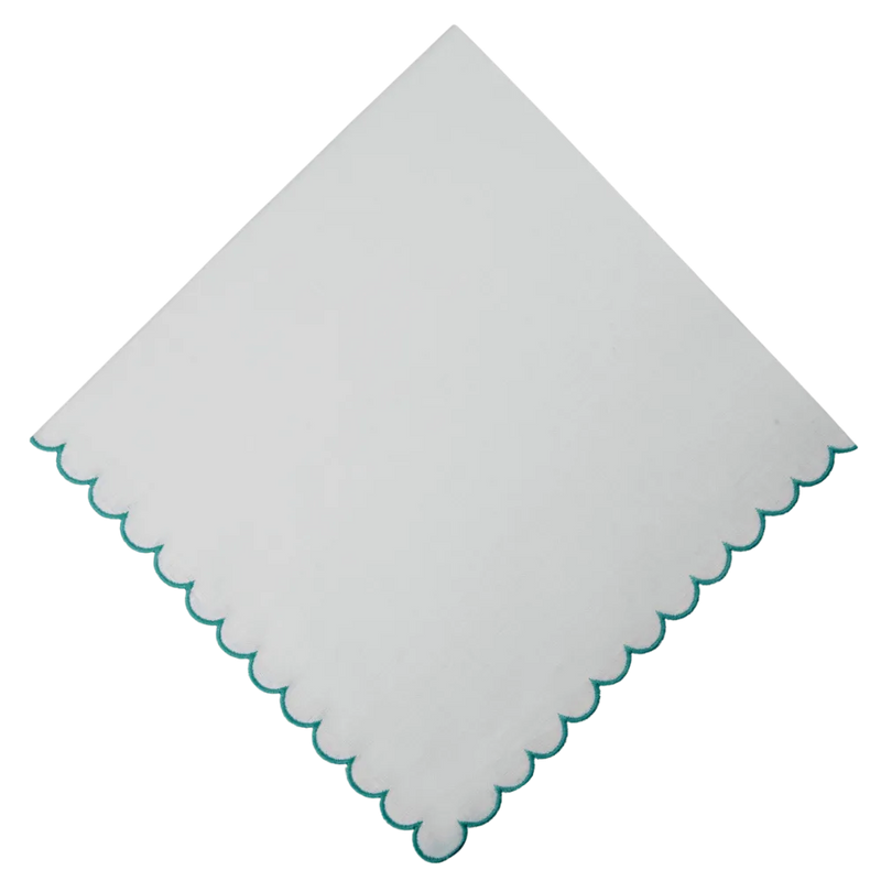 Los Encajeros Bilbao Aqua Napkin (Set of 4) - The Mayfair Hall