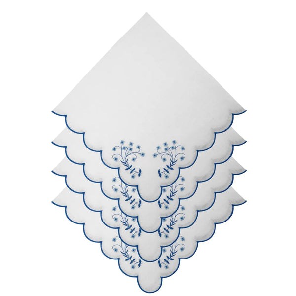 Los Encajeros Spring Blue Napkins (Set of 4) - The Mayfair Hall