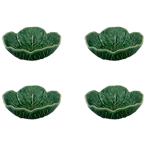 Bordallo Pinheiro Cabbage Green Bowl (Set of 4) - The Mayfair Hall