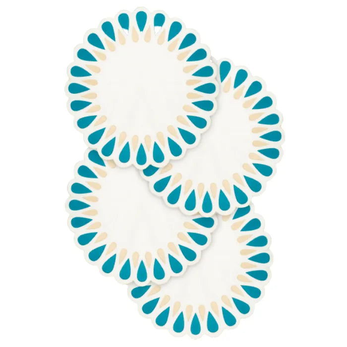 DROPS PEACOCK PLACEMAT (SET OF 4) - PRE-ORDER - The Mayfair Hall