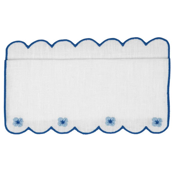 Los Encajeros Spring Blue Cocktail Napkins ( Set of 4) - The Mayfair Hall