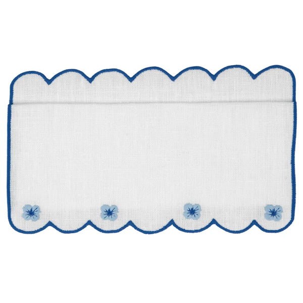 Los Encajeros Spring Blue Cocktail Napkin (Set of 4) - The Mayfair Hall