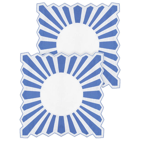 Los Encajeros Gernika Palace Blue Placemats (Set of 4) - The Mayfair Hall