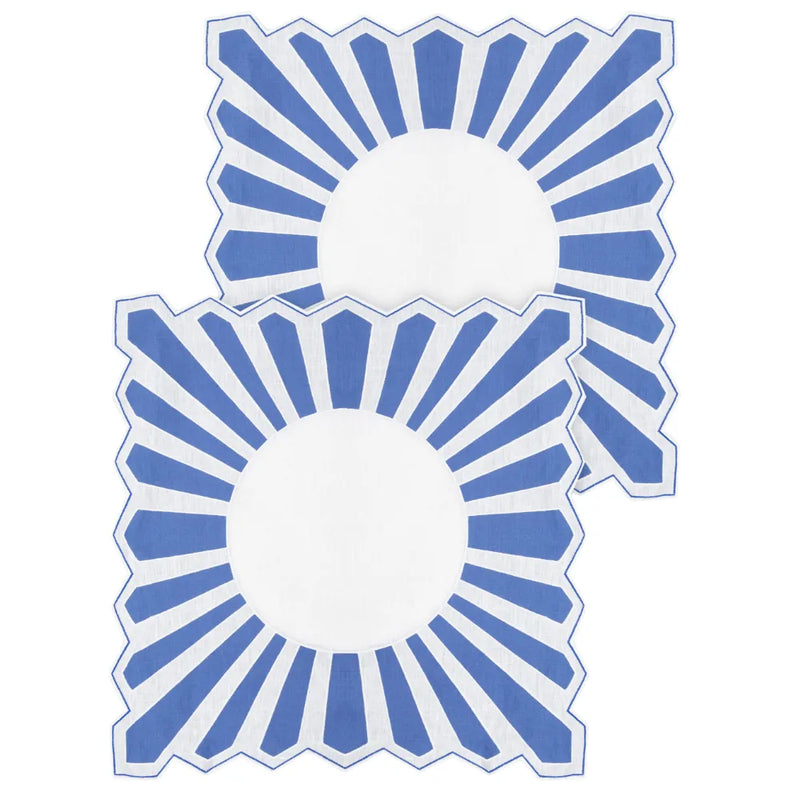 Los Encajeros Gernika Palace Blue Placemats (Set of 4) - The Mayfair Hall