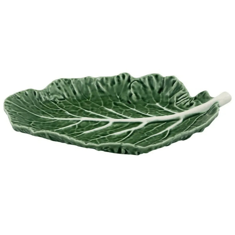 Bordallo Pinheiro Cabbage Green Leaf Plate (Set of 2) - The Mayfair Hall