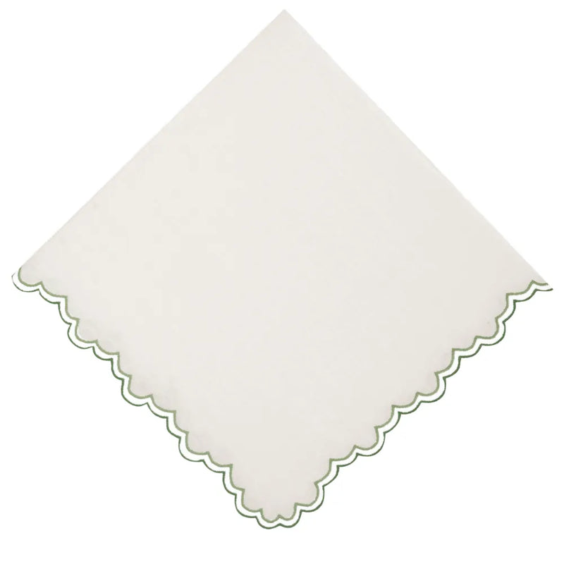Los Encajeros Escamas Green Napkins (Set of 4) - The Mayfair Hall