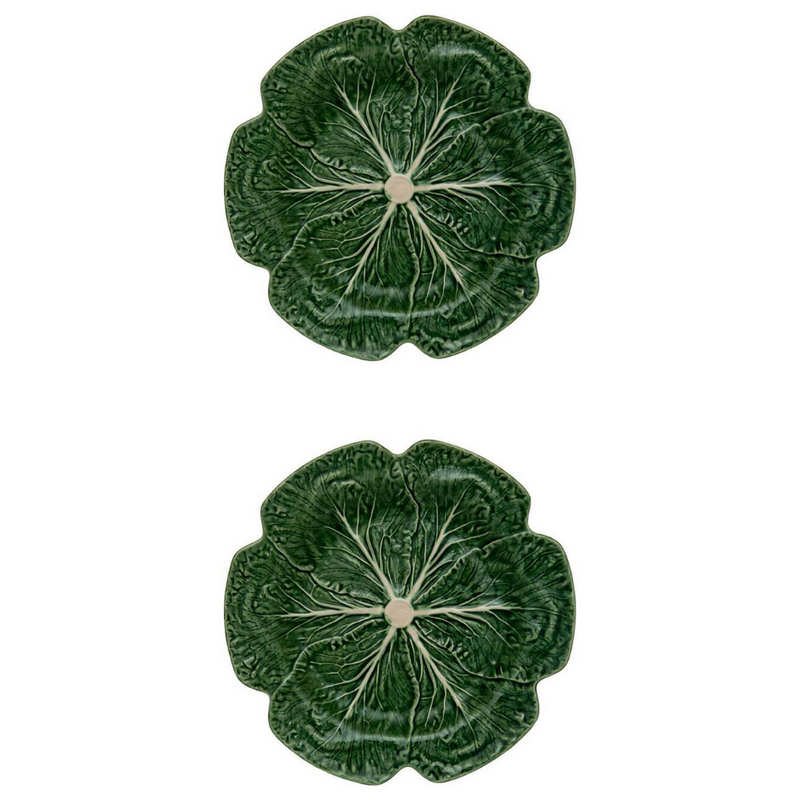 Bordallo Pinheiro Cabbage Green Charger Plate (Set of 2) - The Mayfair Hall