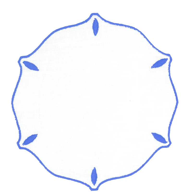 Los Encajeros Olimpia Palace Blue Coasters (Set of 4) - The Mayfair Hall