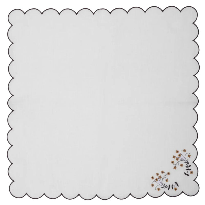 Los Encajeros Spring Brown Napkins (Set of 4) - The Mayfair Hall