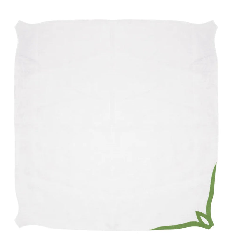 Los Encajeros Olimpia Green Napkins (Set of 4) - The Mayfair Hall