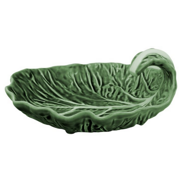 Bordallo Pinheiro Cabbage Green Leaf With Curvature (Set of 2) - The Mayfair Hall
