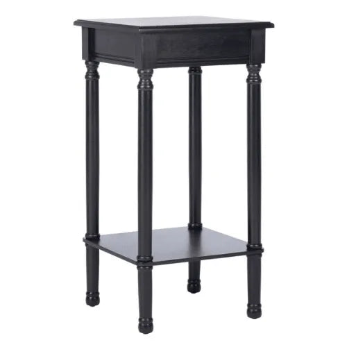 Tinsley Black Square Accent Table - The Mayfair Hall