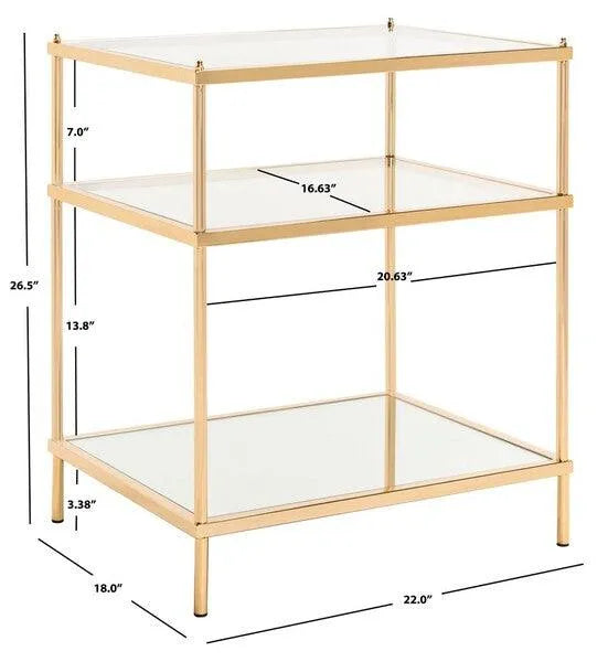 Safavieh Noelia Gold Accent Table