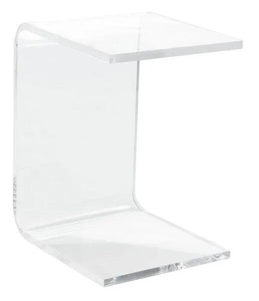 Safavieh Upton Elegant Minimalist Acrylic Side Table