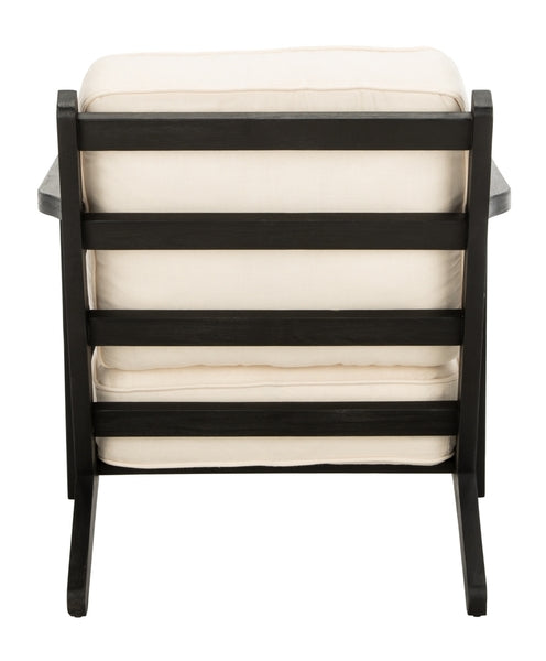 Black-White Mid Century Accent Chair - The Mayfair Hall