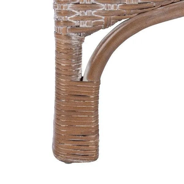 Safavieh Antonia Grey-White Wash Rattan Accent Chair