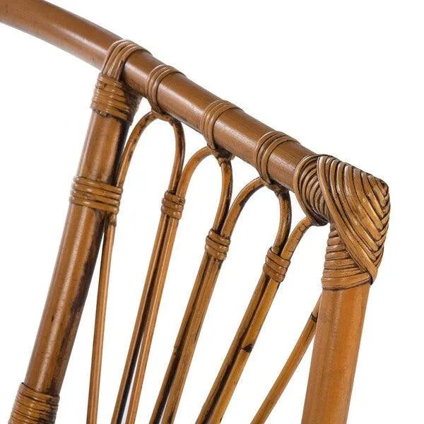 Honey Brown Rattan Accent Chair (Set of 2) - The Mayfair Hall