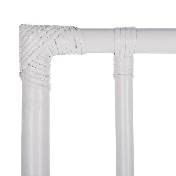 Safavieh Christine White Bamboo Chippendale Accent Chair