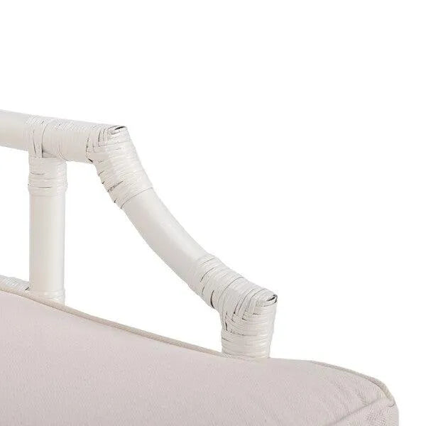 Safavieh Kazumi White Bamboo Chippendale Accent Chair