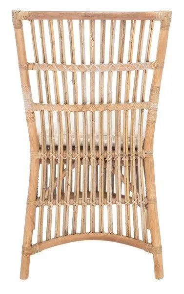 Safavieh Erika Grey-White Wash Rattan Accent Chair (Set of 2)