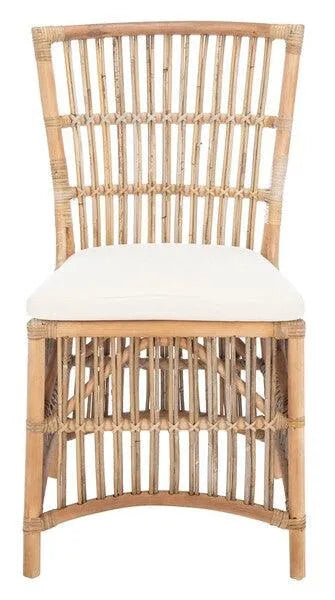 Safavieh Erika Grey-White Wash Rattan Accent Chair (Set of 2)