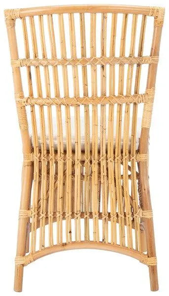 Safavieh Erika Natural Rattan Accent Chair (Set of 2)
