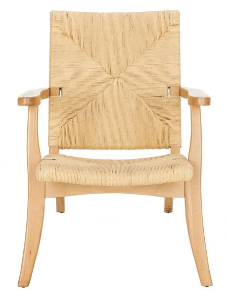 Natural Beech Wood Accent Chair - The Mayfair Hall
