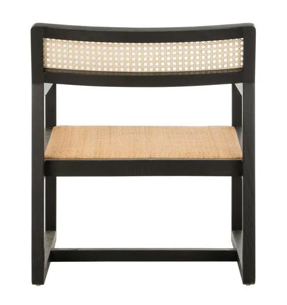 Lula Cane Black Accent Chair - The Mayfair Hall