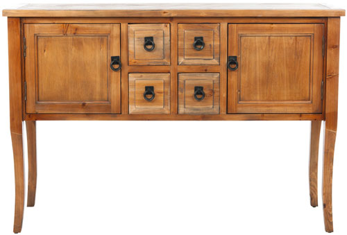 Dolan French Country Brown Pine Sideboard - The Mayfair Hall
