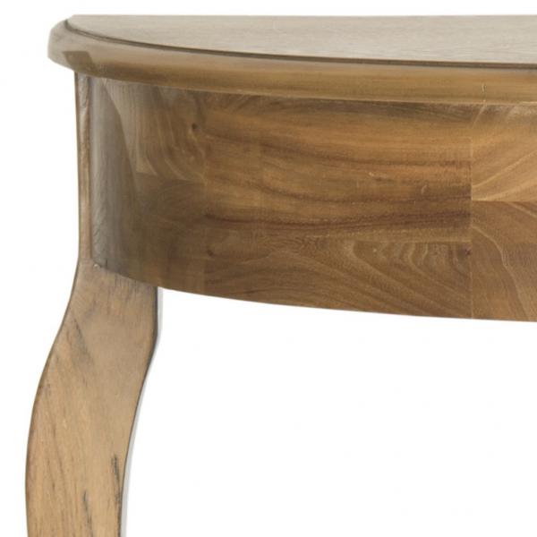 Sema Elegant Demilune Oak Console Table - The Mayfair Hall