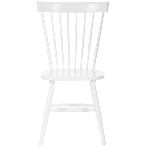 17" H Spindle Dining Chair in Clean White Finish ( Set Of 2) - The Mayfair Hall