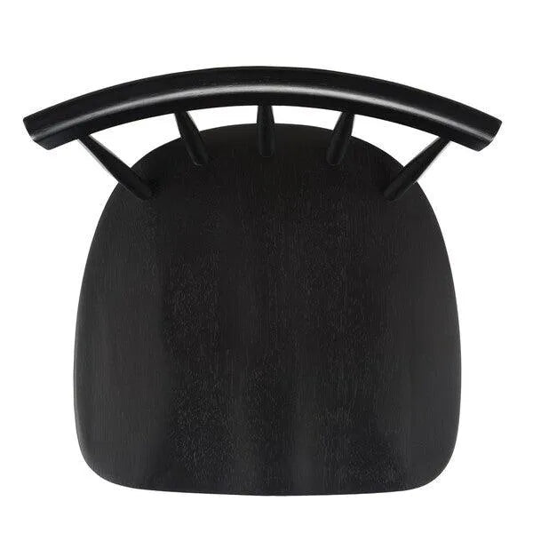 Tally Black Windsor Counter Stool - The Mayfair Hall