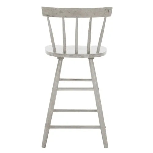 Grey Wood Counter Stool - The Mayfair Hall