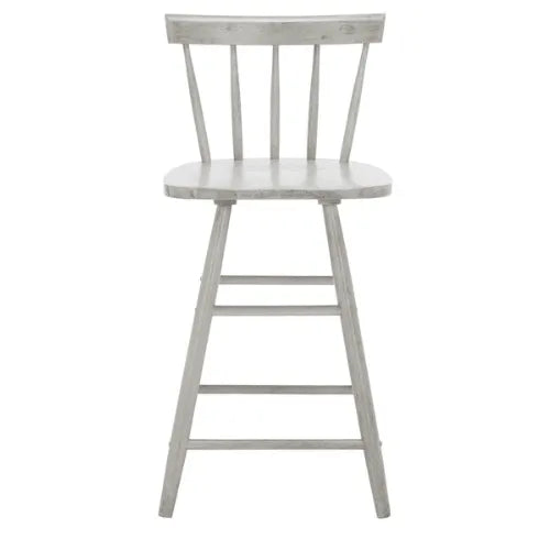 Tally Grey Windsor Counter Stool - The Mayfair Hall