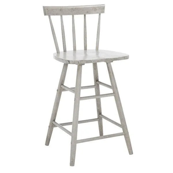 Tally Grey Windsor Counter Stool - The Mayfair Hall