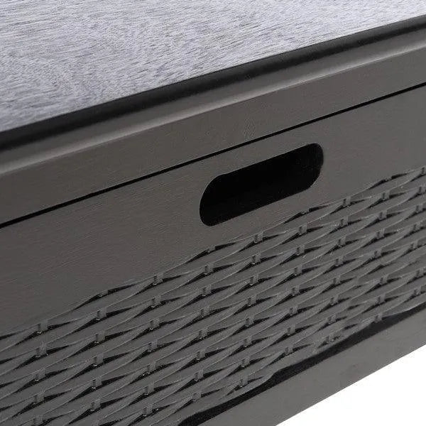 3 Drawer Black Console - The Mayfair Hall