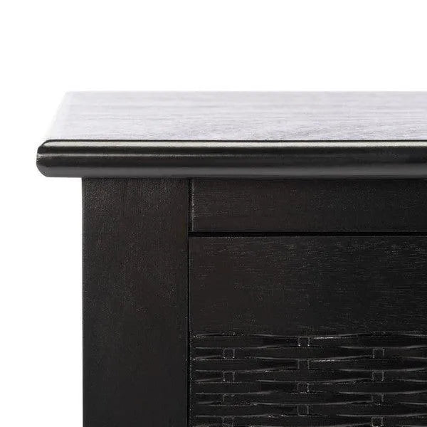 Landers Black Console Table - The Mayfair Hall