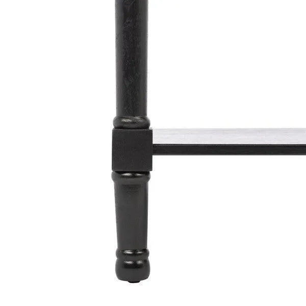 Landers Black Console Table - The Mayfair Hall