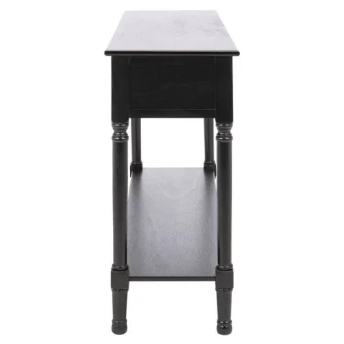 Landers Black Console Table - The Mayfair Hall