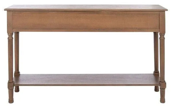 Landers Brown Console Table - The Mayfair Hall